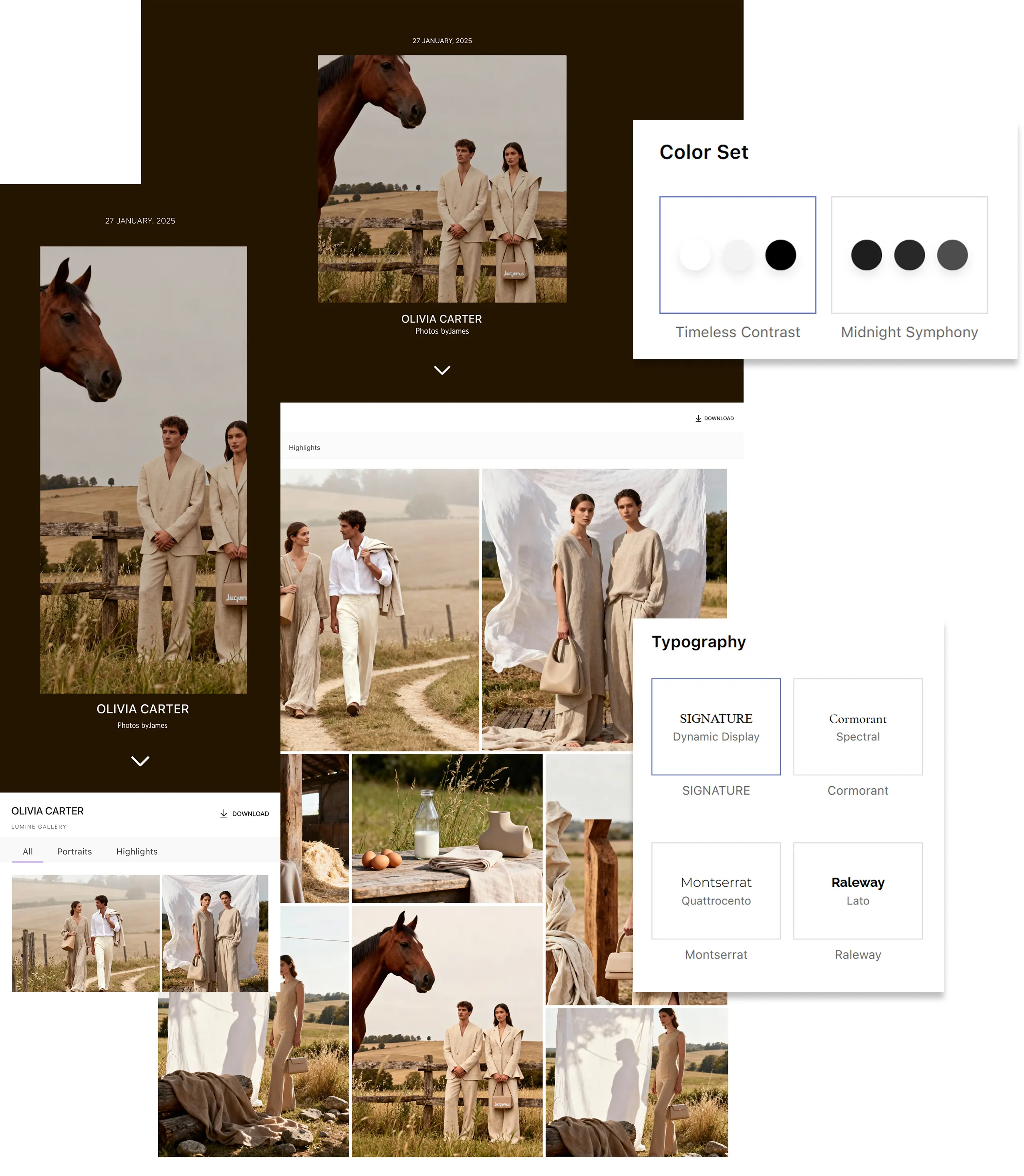 Themes and Appearances Gallery Preview